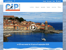 Tablet Screenshot of cip-collioure.com